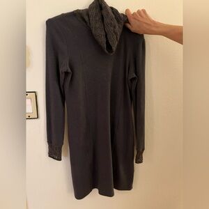 Elegant Black Long-Sleeve Dress